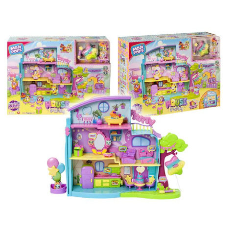 MOJI POPS HOUSE PARTY IMPREZOWY DOMEK + 2 FIGURKI MOJI POPS HOUSE PARTY IMPREZOWY DOMEK + 2 FIGURKI