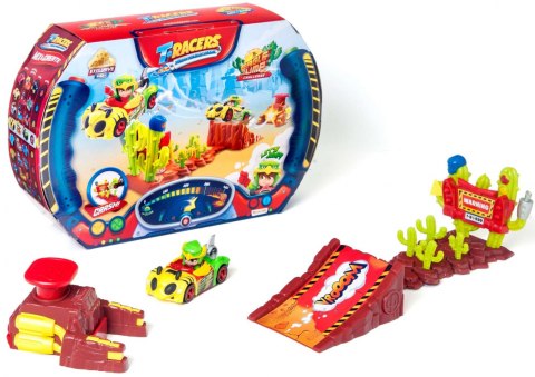 T-Racers S Zestaw Eagle Jump Wyrzutnia Rampa Figurka Auto T-Racers S Zestaw Eagle Jump Wyrzutnia Rampa Figurka Auto