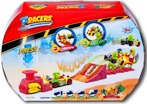 T-Racers S Zestaw Eagle Jump Wyrzutnia Rampa Figurka Auto T-Racers S Zestaw Eagle Jump Wyrzutnia Rampa Figurka Auto