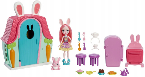 Enchantimals Zestaw Chatka Króliczka Bree Bunny Enchantimals Zestaw Chatka Króliczka Bree Bunny
