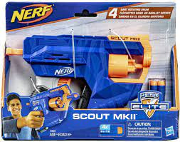 Nerf Elite Wyrzutnia Pistolet Scout +4x Strzałek Nerf Elite Wyrzutnia Pistolet Scout +4x Strzałek