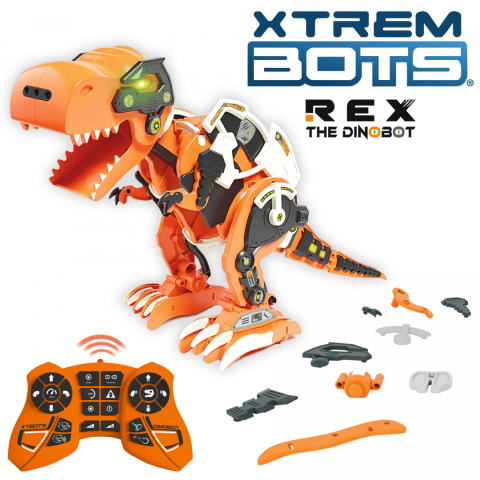 Robot Dinozaur REX Xtrem Bots Interaktywny Robot Dinozaur REX Xtrem Bots Interaktywny
