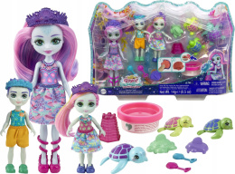 Enchantimals Zestaw Lalki Rodzina Żółwików HCF95
