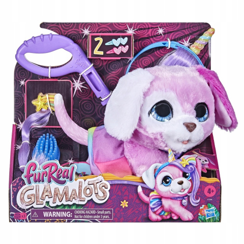 Fur Real Glamalots Różowy Piesek na Smyczy F1544 Fur Real Glamalots Różowy Piesek na Smyczy F1544