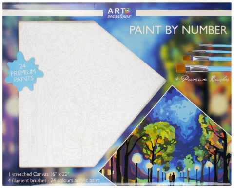 Malowanie Po Numerach PARK Płótno Podobrazie 50x40 Malowanie Po Numerach PARK Płótno Podobrazie 50x40