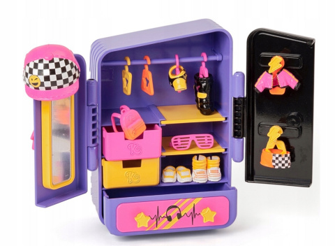 Kookyloos Mel Wardrobe Szafa z Ubraniami -Laleczka Kookyloos Mel Wardrobe Szafa z Ubraniami -Laleczka