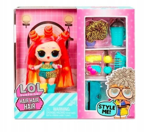 LOL Surprise HAIR HAIR HAIR TOTS Lalka z Włosami LOL Surprise HAIR HAIR HAIR TOTS Lalka z Włosami