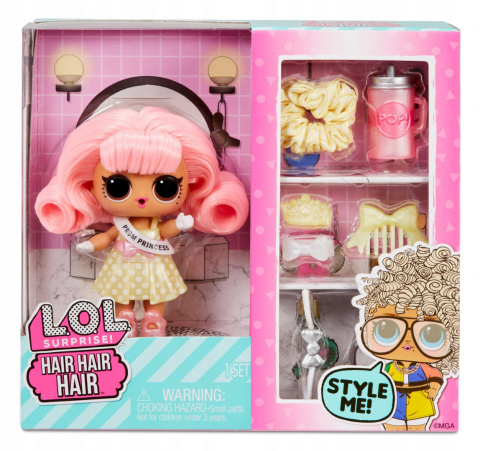 LOL Surprise HAIR HAIR HAIR TOTS Lalka z Włosami LOL Surprise HAIR HAIR HAIR TOTS Lalka z Włosami