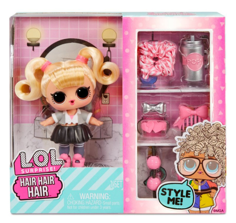 LOL Surprise HAIR HAIR HAIR TOTS Lalka z Włosami LOL Surprise HAIR HAIR HAIR TOTS Lalka z Włosami