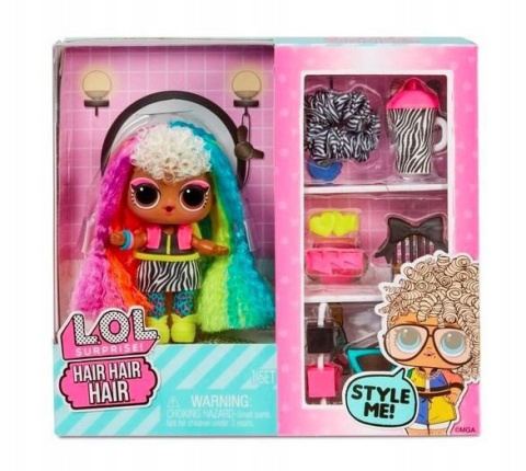 LOL Surprise HAIR HAIR HAIR TOTS Lalka z Włosami LOL Surprise HAIR HAIR HAIR TOTS Lalka z Włosami