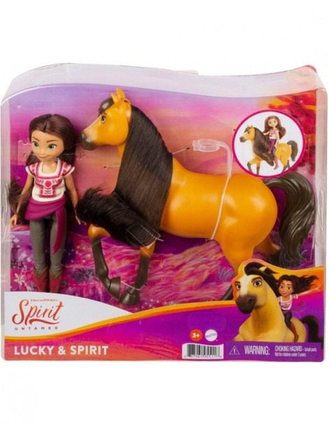Mustang Duch Wolności Lalka Lucky i Koń Spirit Mustang Duch Wolności Lalka Lucky i Koń Spirit