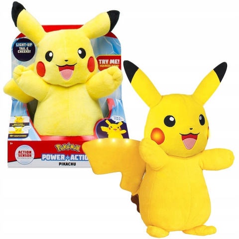 Pokemon Power Action Pikachu Maskotka Interaktywna