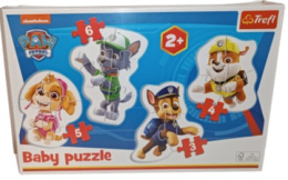 Trefl Puzzle Baby Psi Patrol Chase Skye Rocky 4w1