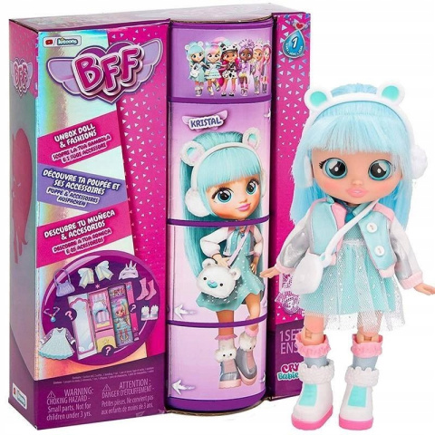 Cry Babies BFF Lalka Kristal 20CM - akcesoria Cry Babies BFF Lalka Kristal 20CM - akcesoria
