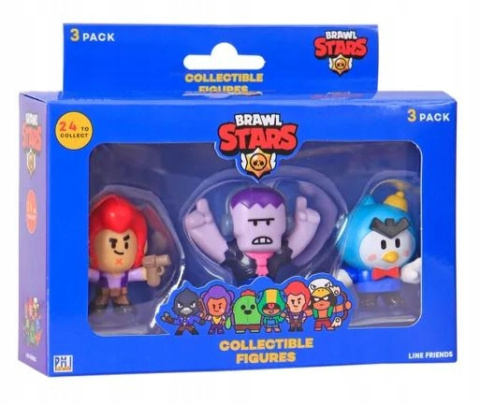 Brawl Stars Zestaw Figurek 3-Pak Deluxe Collect Brawl Stars Zestaw Figurek 3-Pak Deluxe Collect
