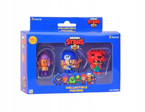Brawl Stars Zestaw Figurek 3-Pak Deluxe Collect Brawl Stars Zestaw Figurek 3-Pak Deluxe Collect