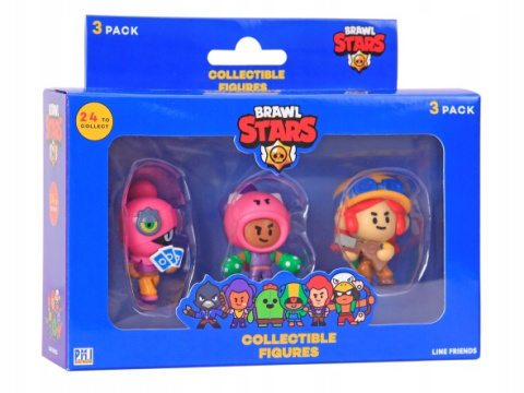 Brawl Stars Zestaw Figurek 3-Pak Deluxe Collect Brawl Stars Zestaw Figurek 3-Pak Deluxe Collect