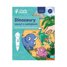 Czytaj Z Albikiem Interaktywny Zeszyt z Naklejkami Dinozaury