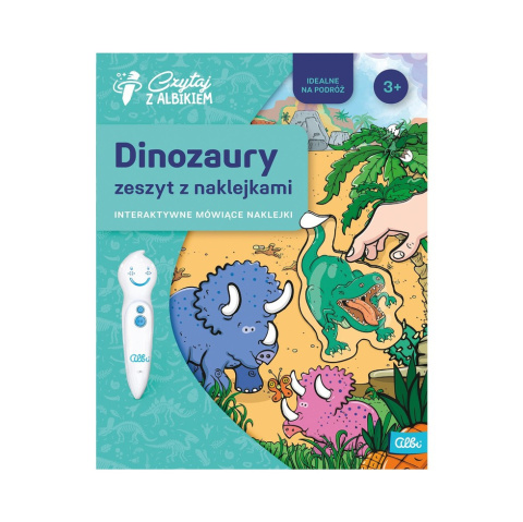 Czytaj Z Albikiem Interaktywny Zeszyt z Naklejkami Dinozaury Czytaj Z Albikiem Interaktywny Zeszyt z Naklejkami Dinozaury