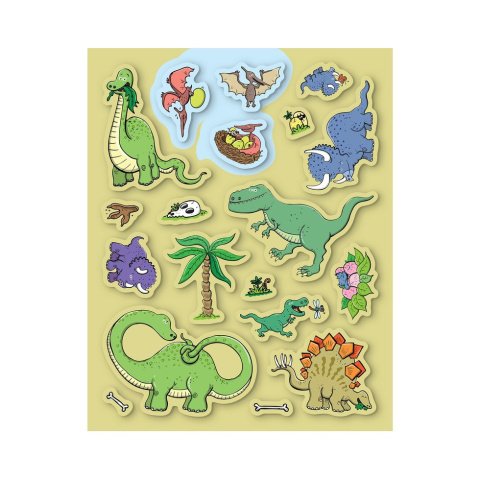 Czytaj Z Albikiem Interaktywny Zeszyt z Naklejkami Dinozaury Czytaj Z Albikiem Interaktywny Zeszyt z Naklejkami Dinozaury