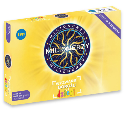 Milionerzy Wyzwanie Dorośli vs Dzieci Tm Toys Quiz Milionerzy Wyzwanie Dorośli vs Dzieci Tm Toys Quiz