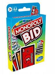 Monopoly Bid Szybka Gra Karciana Hasbro F1699 Wersja Polska Monopoly Bid Szybka Gra Karciana Hasbro F1699 Wersja Polska