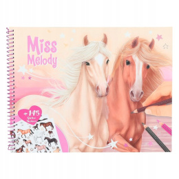 TOP MODEL HORSE KOŃ SZKICOWNIK Z NAKLEJKAMI 12479