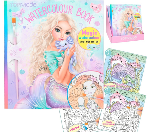 TOP MODEL Fantasy Mermaid Kolorowanka Wodna 12414 TOP MODEL Fantasy Mermaid Kolorowanka Wodna 12414