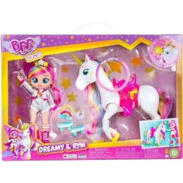Cry Babies BFF Zestaw Dreamy Rym - Lalka + Jednorożec Tm Toys