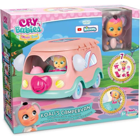 Cry Babies Magic Tears Zestaw Lalka Kamper Koali Cry Babies Magic Tears Zestaw Lalka Kamper Koali