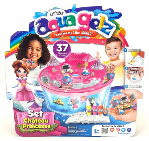Aqua Gelz Zestaw Kreatywny Zamek Księżniczki 8 Żeli Simba