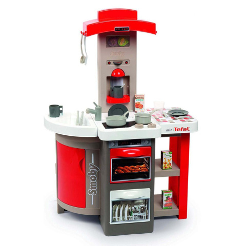 Smoby Tefal Elektroniczna Kuchnia dla Dzieci na Kółkach - 22 akcesoria Smoby Tefal Elektroniczna Kuchnia dla Dzieci na Kółkach - 22 akcesoria