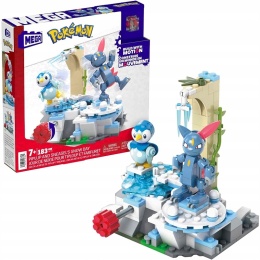 Klocki Mega Construx Pokemon Śnieżny Dzień Pupila i Sneasela 183el