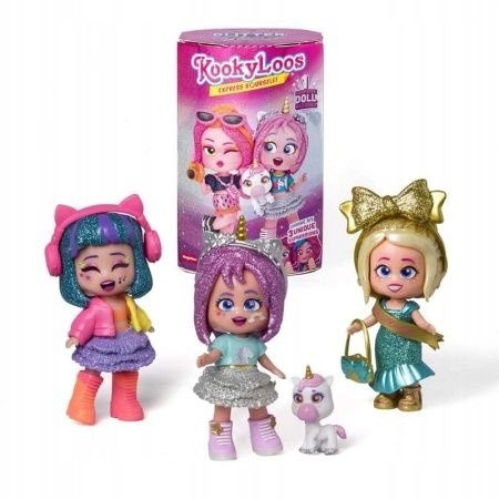 Kookyloos Seria 5 Laleczka Glitter Glam Kookyloos Seria 5 Laleczka Glitter Glam