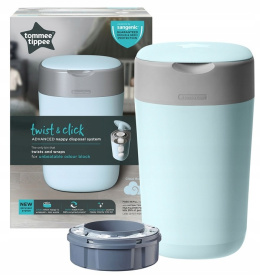 Tommee Tippee Sangenic Kosz Pojemnik Twist na Zużyte Pieluchy Niebieski
