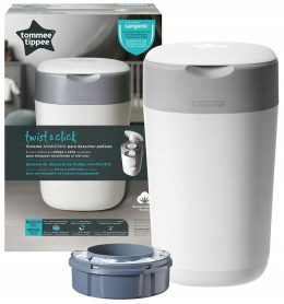 Tommee Tippee Sangenic Kosz Pojemnik Twist na Zużyte Pieluchy Biały