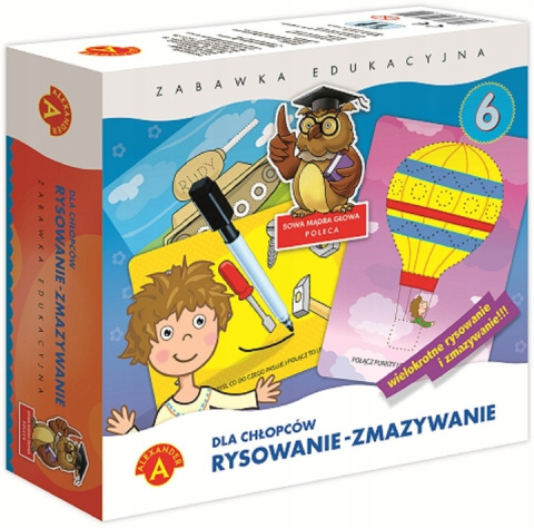 Alexander Rysowanie Zmazywanie Dla Chłopców 6 Sowa Mądra Głowa 07428 Alexander Rysowanie Zmazywanie Dla Chłopców 6 Sowa Mądra Głowa 07428