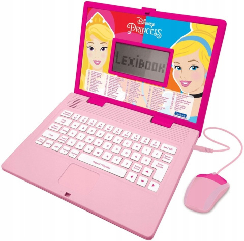 Lexibook Laptop Edukacyjny Dwujęzyczny Disney Princess dla Dzieci PL/ENG Lexibook Laptop Edukacyjny Dwujęzyczny Disney Princess dla Dzieci PL/ENG