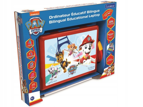 Lexibook Laptop Edukacyjny Dwujęzyczny Psi Patrol dla Dzieci PL/ENG Lexibook Laptop Edukacyjny Dwujęzyczny Psi Patrol dla Dzieci PL/ENG