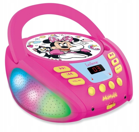 Lexibook Odtwarzacz Boombox CD Bluetooth Myszka Minnie RCD109MN Lexibook Odtwarzacz Boombox CD Bluetooth Myszka Minnie RCD109MN