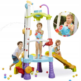 Little Tikes Duży Plac Zabaw dla Dzieci Zjeżdżalnia z Armatką Wodną
