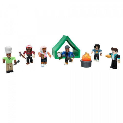 Roblox Zestaw Figurek Załoga Kempingowa Bloxburg 6 figurek RBL0688 Roblox Zestaw Figurek Załoga Kempingowa Bloxburg 6 figurek RBL0688