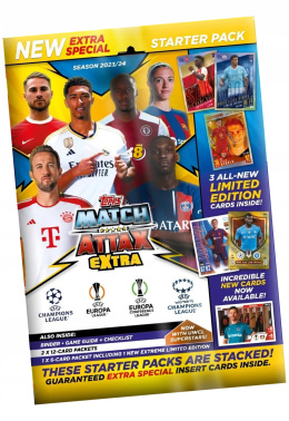 Topps Cards Official Match Attax Extra 2023/2024 Starter Pack