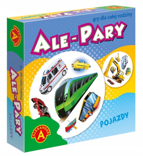 Alexander Ale Pary Pojazdy - Gra Pamięciowa 22285 Alexander Ale Pary Pojazdy - Gra Pamięciowa 22285