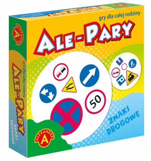 Alexander Ale Pary Znaki Drogowe- Gra Pamięciowa 22308 Alexander Ale Pary Znaki Drogowe- Gra Pamięciowa 22308