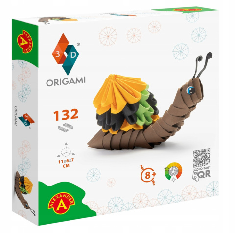 Alexander Origami 3D Ślimak 132 elementów 28300 Alexander Origami 3D Ślimak 132 elementów 28300