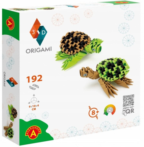 Alexander Origami 3D Żółwie 192 elementów 23466 Alexander Origami 3D Żółwie 192 elementów 23466