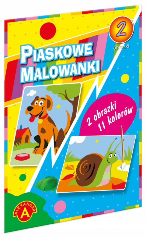 Alexander Piaskowe Obrazki Malowanki Pies Ślimak 14006 Alexander Piaskowe Obrazki Malowanki Pies Ślimak 14006