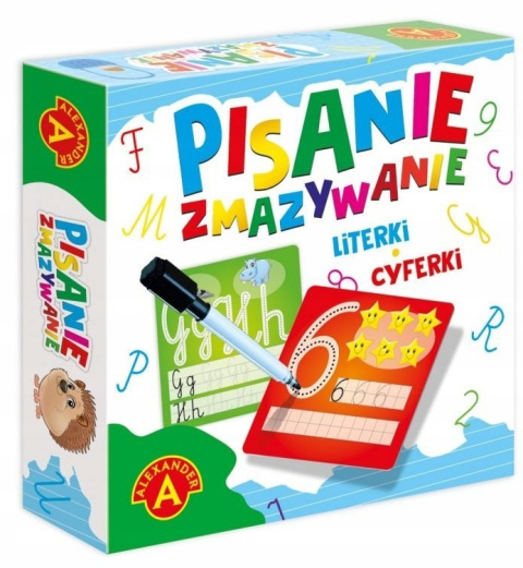 Alexander Pisanie i Zmazywanie Nauka Literki i Cyferki 23527 Alexander Pisanie i Zmazywanie Nauka Literki i Cyferki 23527