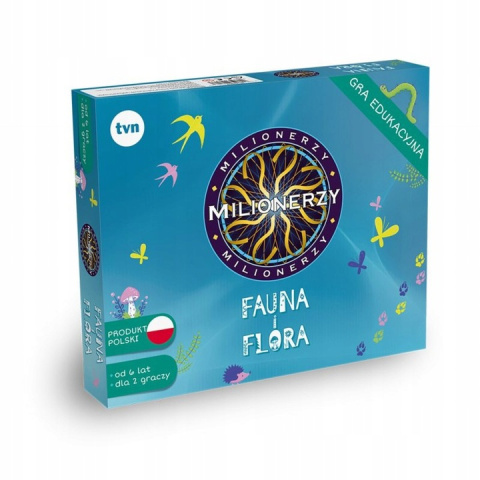 Milionerzy Polska Fauna i Flora Gra Edukacyjna Quiz Tm Toys Milionerzy Polska Fauna i Flora Gra Edukacyjna Quiz Tm Toys